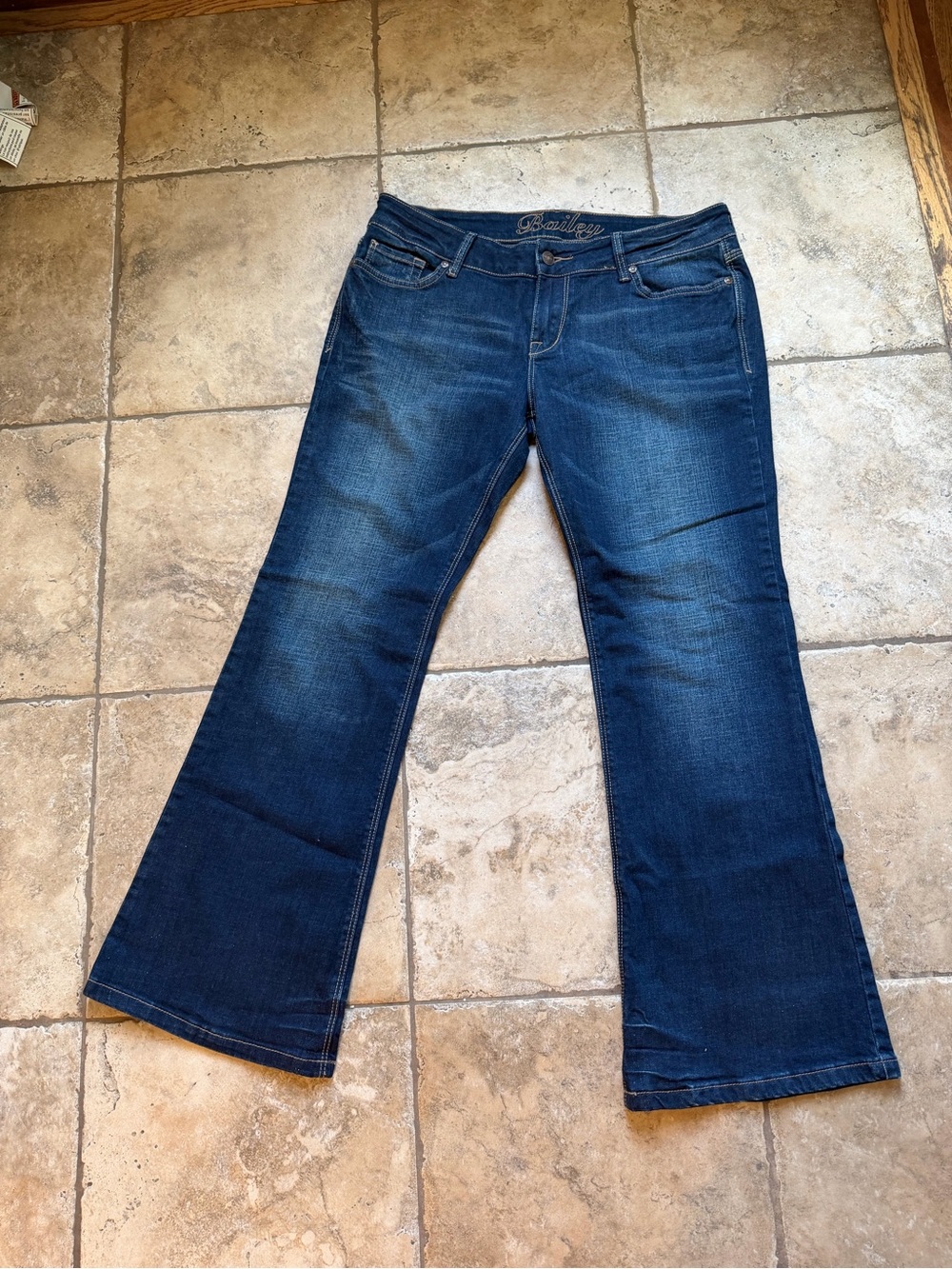 dELiA*s Indigo Flared Wide-Leg Jeans